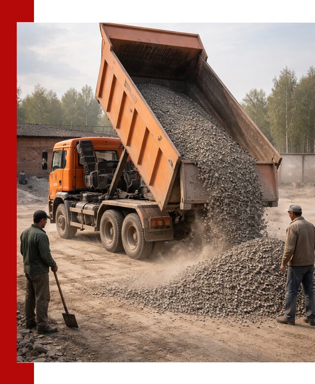 Доставка самосвалом 20 м3 в Минусинске быстро и надежно