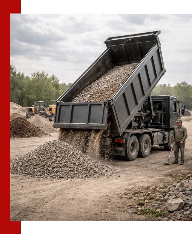 Доставка самосвалом 30 м3 по выгодным ценам в Минусинске