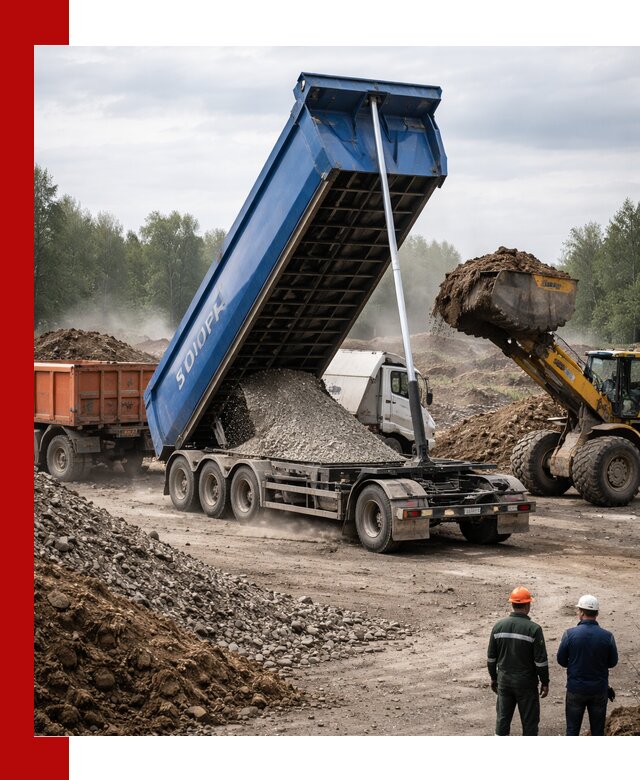 Аренда тонар 40 тонн в Минусинске с доставкой материалов